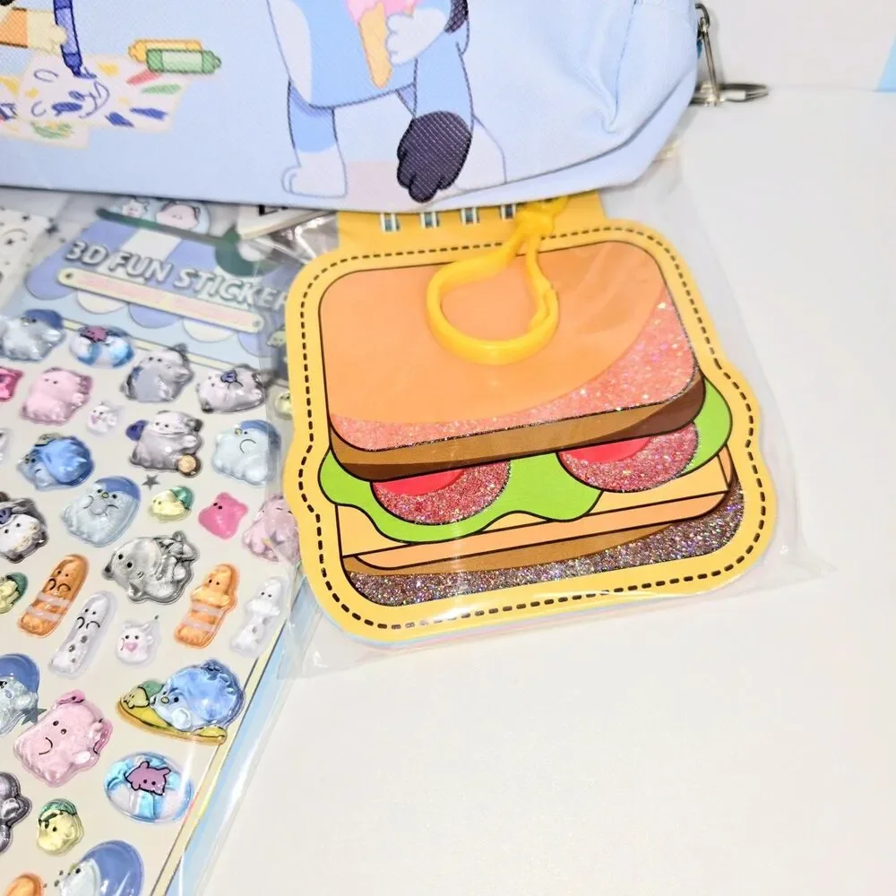SCHOOL BUNDLE Bluey Themed Set #15 Stationary Lot NEW IN ORIGINAL PACKAGING